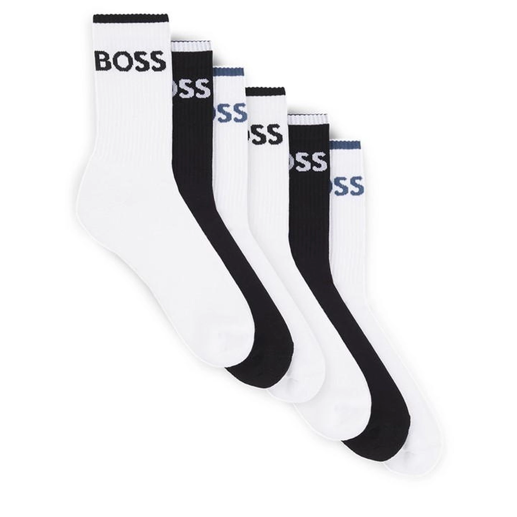 Hugo Boss 6P QS Stripe CC 10257762 01 - White